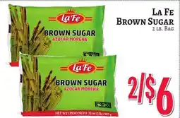 Trade Fair Supermarket LA FE Brown Sugar offer