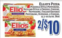 Trade Fair Supermarket Ellio's PIZZA offer