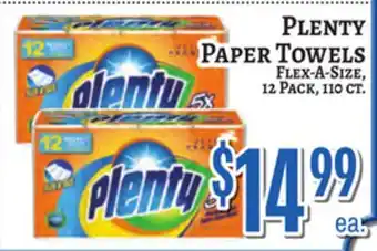 Trade Fair Supermarket PLENTY PAPER TOWELS offer