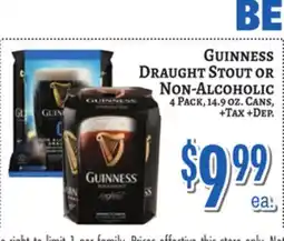 Trade Fair Supermarket GUINNESS Draught Stout OR Non-Alcoholic offer