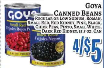 Trade Fair Supermarket Goya CANNED BEANS offer