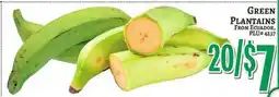 Trade Fair Supermarket GREEN PLANTAINS offer