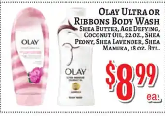 Trade Fair Supermarket Olay Ultra OR Ribbons Body Wash offer