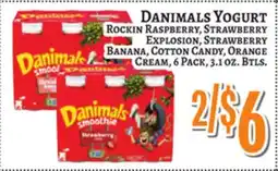 Trade Fair Supermarket Danimals Yogurt offer