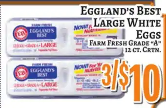 Trade Fair Supermarket Eggland's Best LARGE WHITE EGGS offer