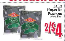 Trade Fair Supermarket La Fe Hojas De Platano offer