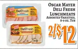 Trade Fair Supermarket Oscar Mayer Deli Fresh Lunchmeats offer