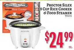 Trade Fair Supermarket Proctor Silex 8 Cup Rice Cooker & Food Steamer offer