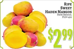 Trade Fair Supermarket RIPE SWEET HADEN MANGOS offer