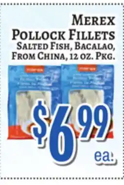 Trade Fair Supermarket MEREX POLLOCK FILLETS offer