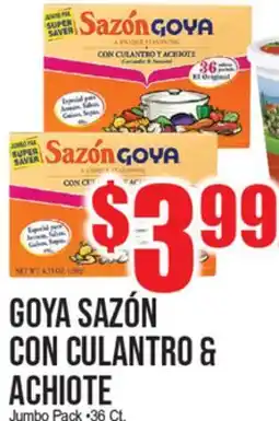 Extra Supermarket GOYA SAZÓN CON CULANTRO & ACHIOTE offer