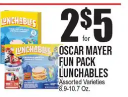 Extra Supermarket OSCAR MAYER FUN PACK LUNCHABLES offer