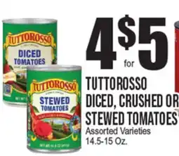 Extra Supermarket TUTTOROSSO Diced, Crushed Or Stewed Tomatoes offer
