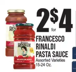 Extra Supermarket FRANCESCO RINALDI PASTA SAUCE offer