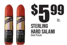 Extra Supermarket STERLING HARD SALAMI offer