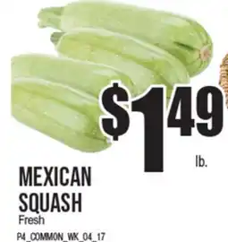 Extra Supermarket MEXICAN SQUASH offer