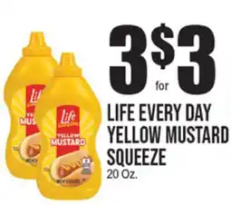 Extra Supermarket LIFE EVERY DAY YELLOW MUSTARD SQUEEZE offer