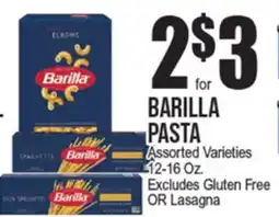 Extra Supermarket BARILLA PASTA offer
