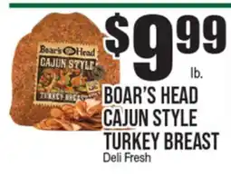 Extra Supermarket BOAR'S HEAD CAJUN STYLE TURKEY BREAST offer