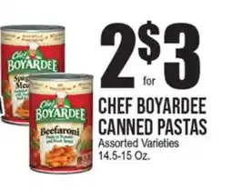 Extra Supermarket CHEF BOYARDEE CANNED PASTAS offer