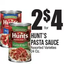Extra Supermarket HUNT'S PASTA SAUCE offer