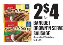 Extra Supermarket BANQUET BROWN'N SERVE SAUSAGE offer