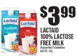 Extra Supermarket LACTAID 100% LACTOSE FREE MILK offer