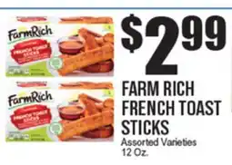 Extra Supermarket FARM RICH FRENCH TOAST STICKS offer