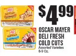 Extra Supermarket OSCAR MAYER DELI FRESH COLD CUTS offer