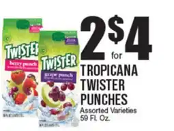 Extra Supermarket TROPICANA TWISTER PUNCHES offer