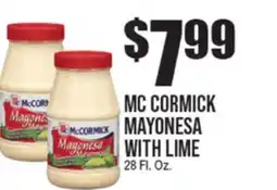 Extra Supermarket MC CORMICK MAYONESA WITH LIME offer