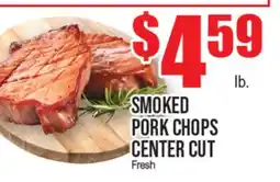 Extra Supermarket SMOKED PORK CHOPS CENTER CUT offer