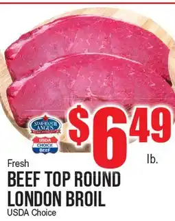 Extra Supermarket FRESH BEEF TOP ROUND LONDON BROIL offer