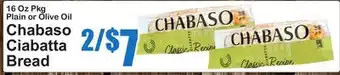 SuperFresh Chabaso Ciabatta Bread offer