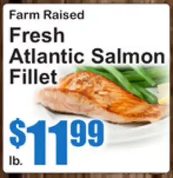 SuperFresh Farm Raised Fresh Atlantic Salmon Fillet offer