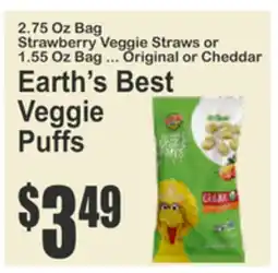 SuperFresh Earth's Best Veggie Puffs offer
