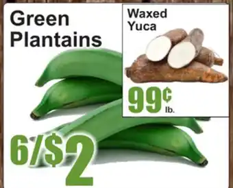 SuperFresh Green Plantains offer