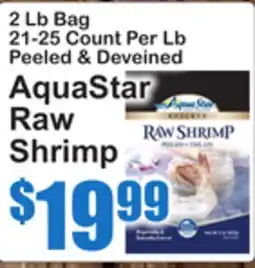 SuperFresh AquaStar RESERVE Raw Shrimp offer