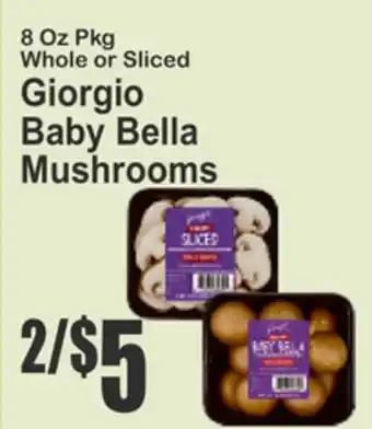 SuperFresh Giorgio Baby Bella Mushrooms offer