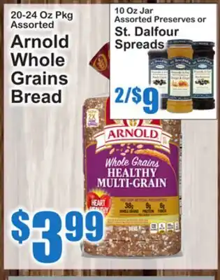 SuperFresh Arnold Whole Grains Bread offer