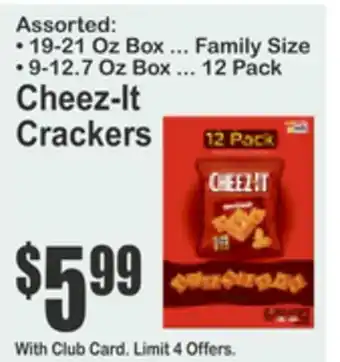 SuperFresh Cheez-It Crackers offer
