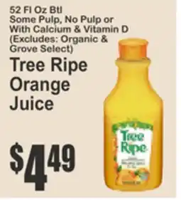 SuperFresh Tree Ripe Orange Juice offer