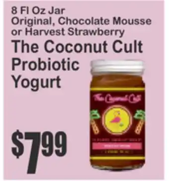 SuperFresh The Coconut Cult Probiotic Yogurt offer