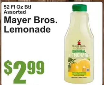 SuperFresh Mayer Bros. Lemonade offer