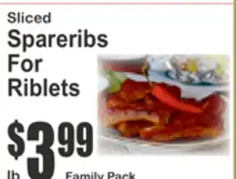 SuperFresh Sliced Spareribs For Riblets offer