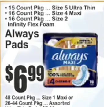 SuperFresh Always Pads offer