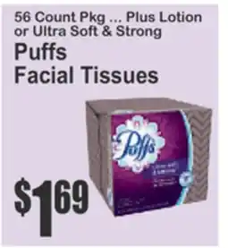 SuperFresh Puffs Facial Tissues offer