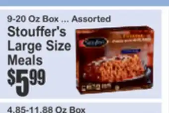 SuperFresh Stouffer's Large Size Meals offer