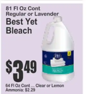 SuperFresh Best Yet Bleach offer