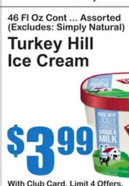 SuperFresh Turkey Hill Ice Cream offer